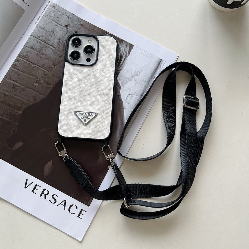 Pra Crossbody Leather iPhone Case mysite