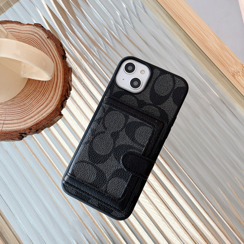 Coach iPhone Case With Wallet And Crossbody Strap Black -XK240402 mysite