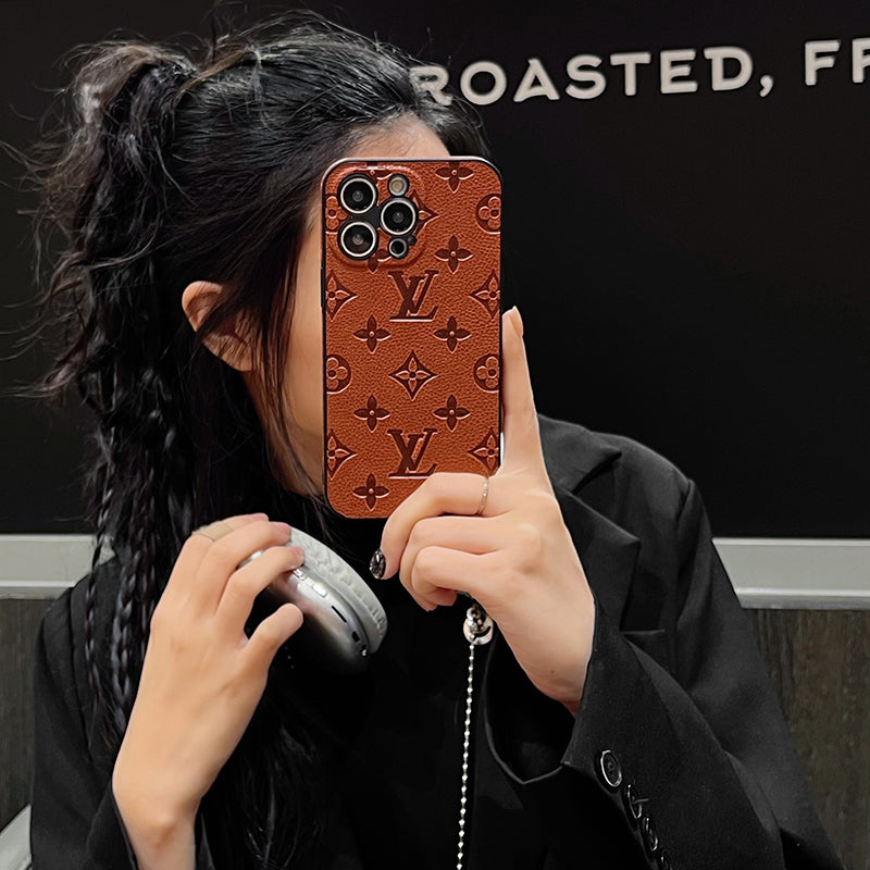 Lou Color Leather iPhone Case mysite