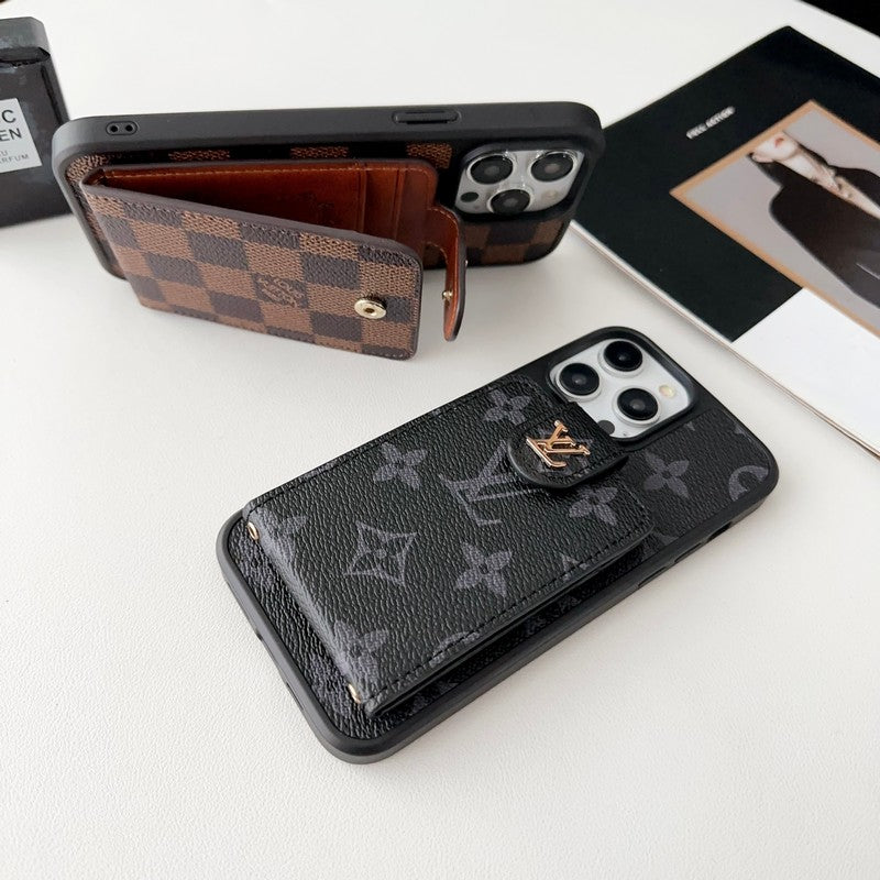 Lou Black & White Card Bag iPhone Case mysite