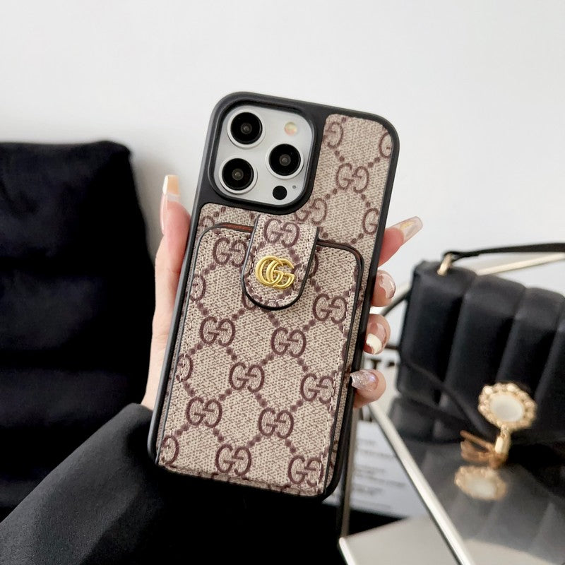 GG Card Bag Crossbody Chain iPhone Case mysite