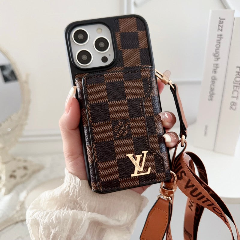 Lou Side Card Bag Crossbody Chain iPhone Case mysite
