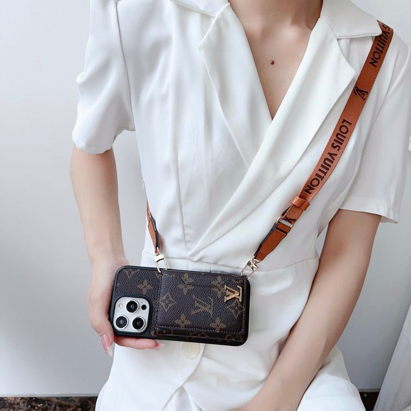 Lou Side Card Bag Crossbody Chain iPhone Case mysite