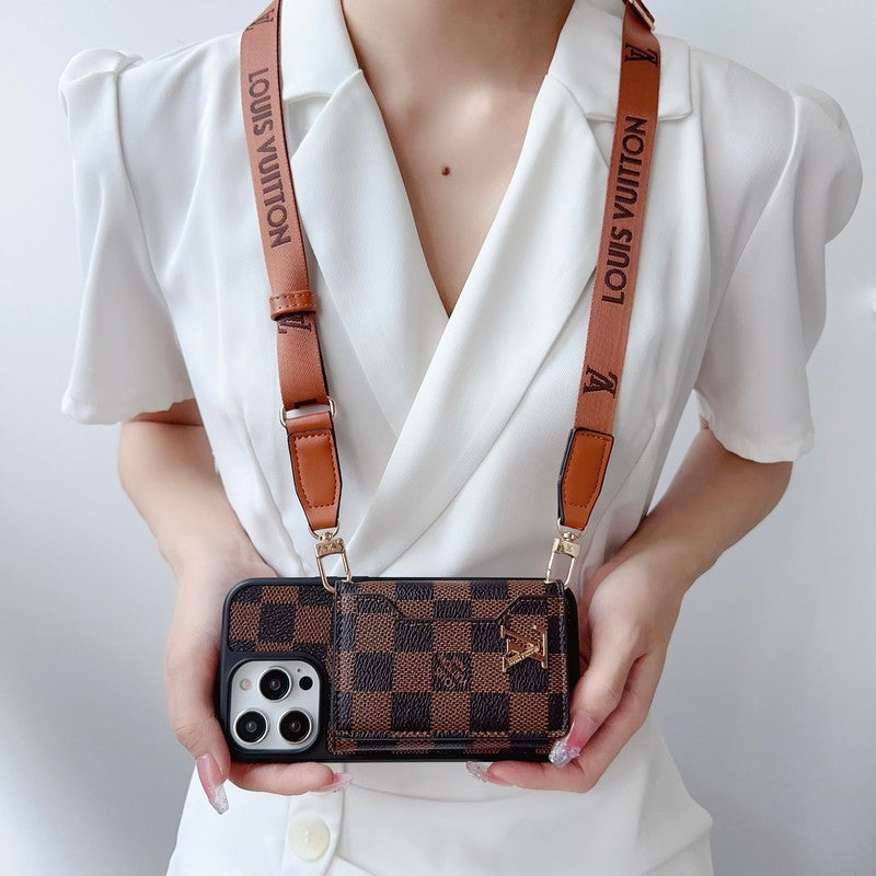 Lou Side Card Bag Crossbody Chain iPhone Case mysite