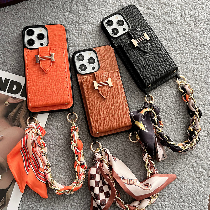 H Card Bag Scarves Leather iPhone Case mysite