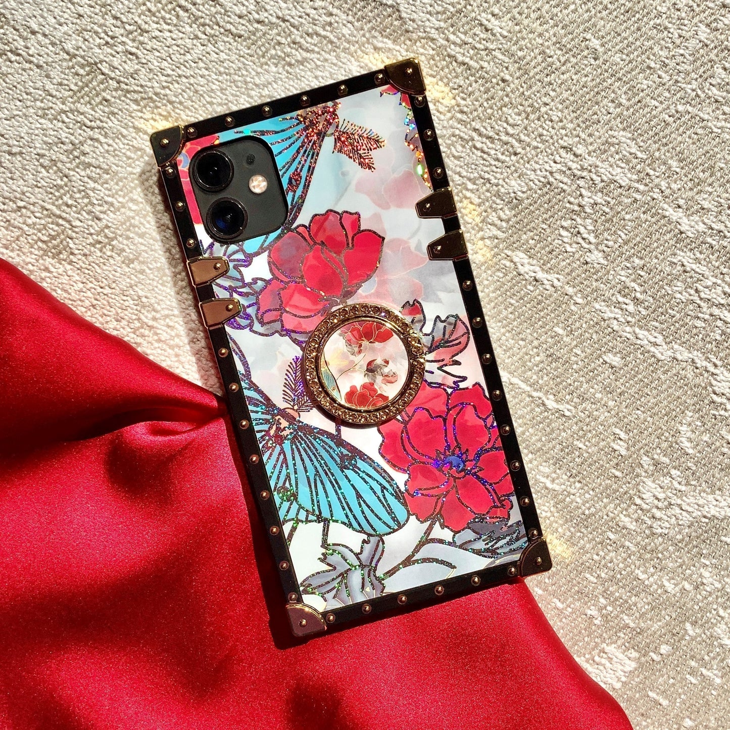 Samsung Case with Ring "Poppy" mysite
