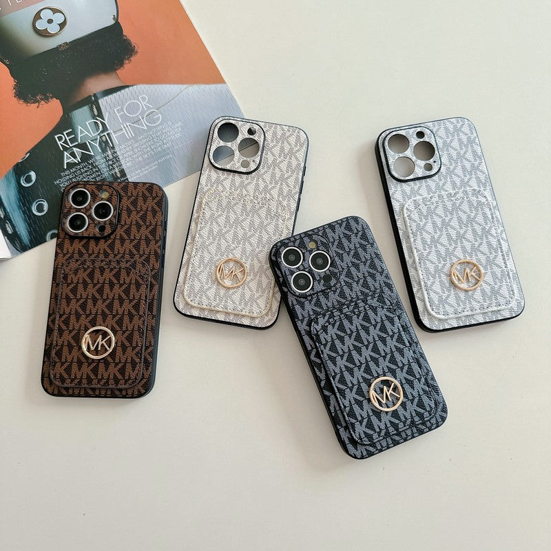 MK Card Bag Gold Logo iPhone Case mysite