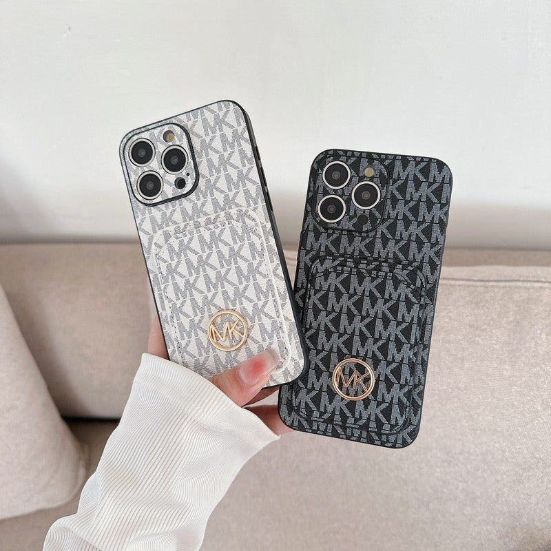 MK Card Bag Gold Logo iPhone Case mysite