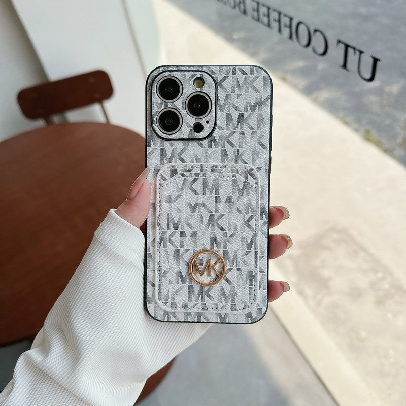 MK Card Bag Gold Logo iPhone Case1 mysite