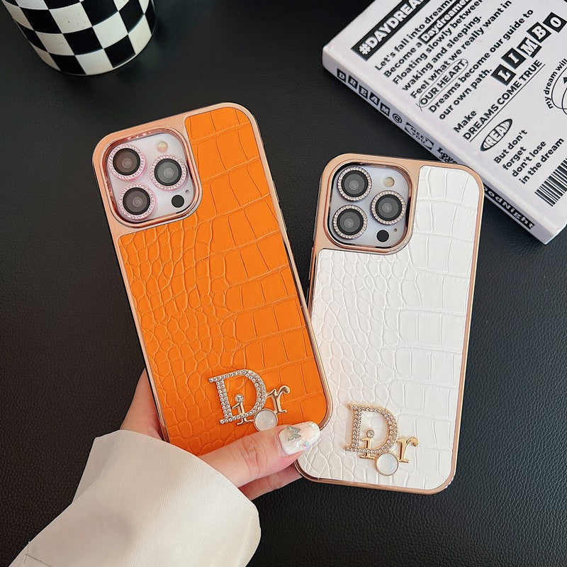 CD Diamond Logo Rose Gold iPhone Case mysite