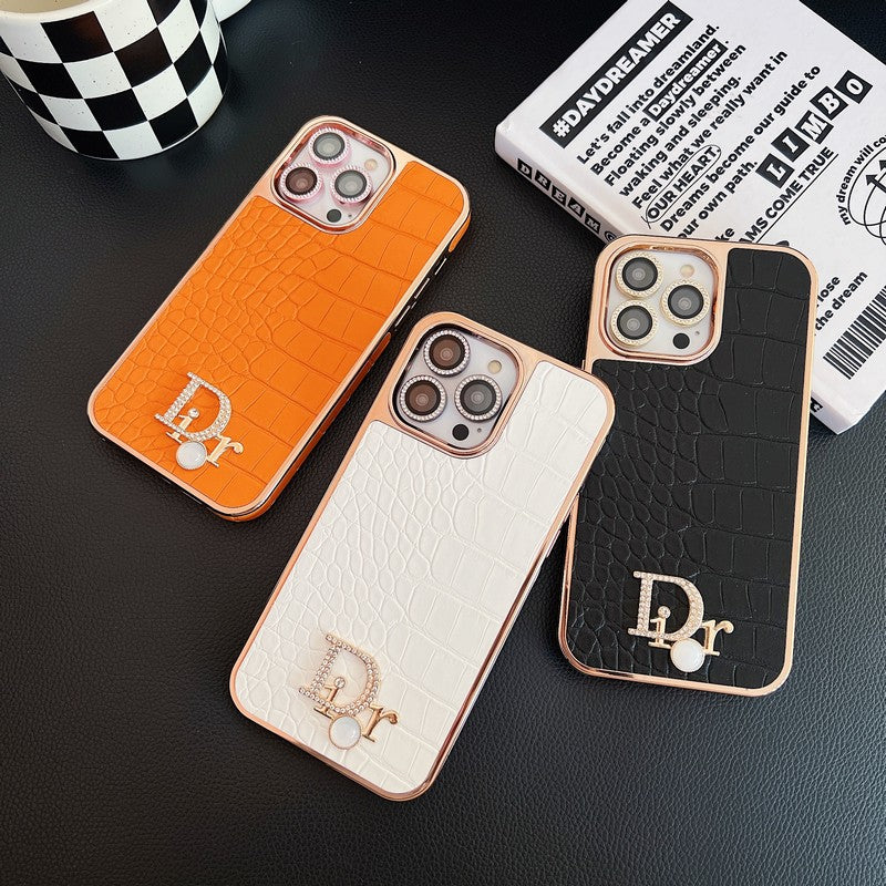 CD Diamond Logo Rose Gold iPhone Case mysite