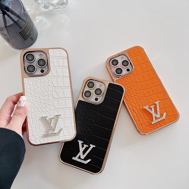 Lou Diamond Logo Rose Gold iPhone Case mysite
