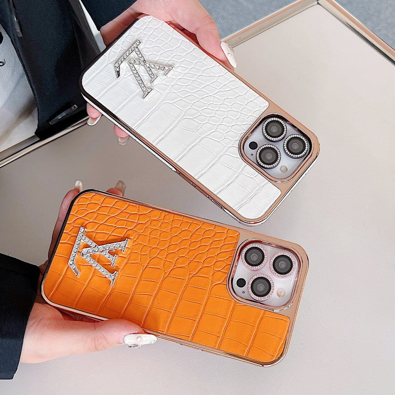 Lou Diamond Logo Rose Gold iPhone Case mysite