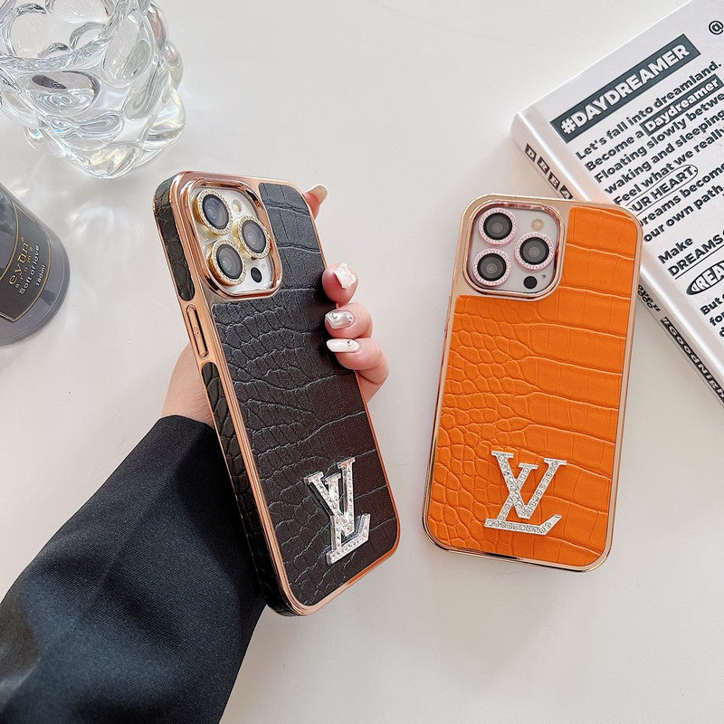 Lou Diamond Logo Rose Gold iPhone Case mysite