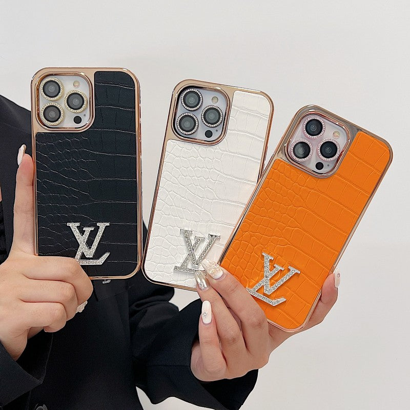 Lou Diamond Logo Rose Gold iPhone Case mysite