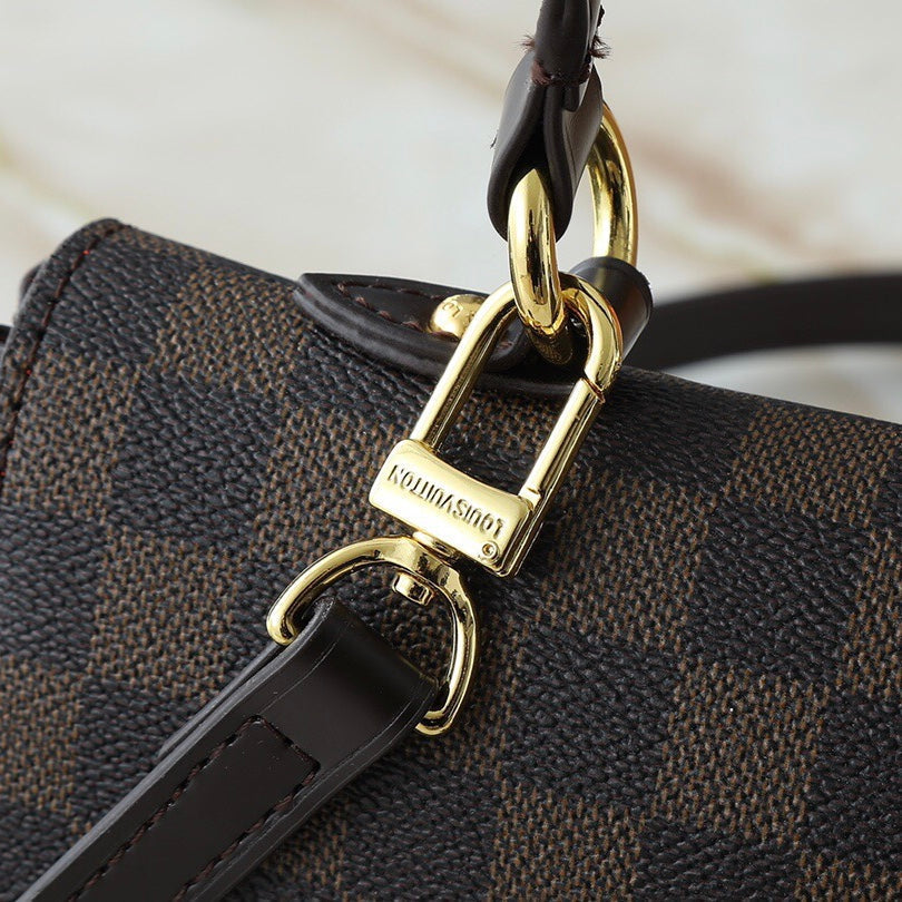 Classic Brown Grid Bag mysite