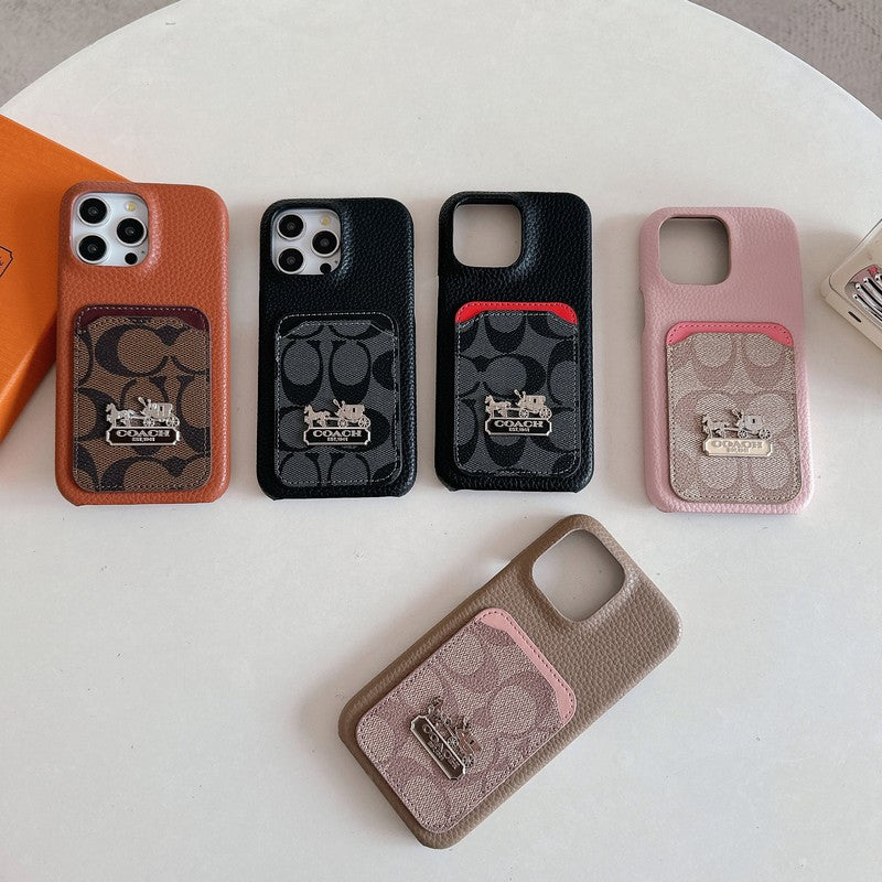 Coa Card Bag Leather iPhone Case mysite