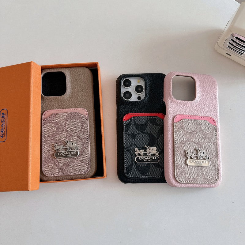 Coa Card Bag Leather iPhone Case mysite