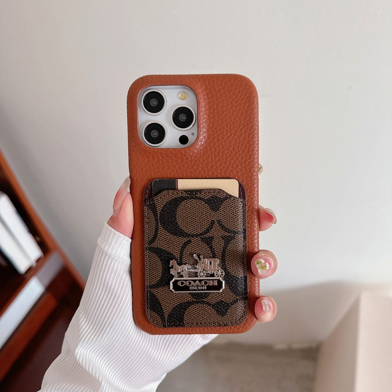 Coa Card Bag Leather iPhone Case mysite