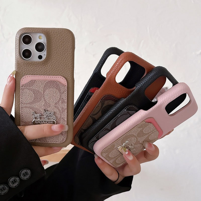 Coa Card Bag Leather iPhone Case mysite