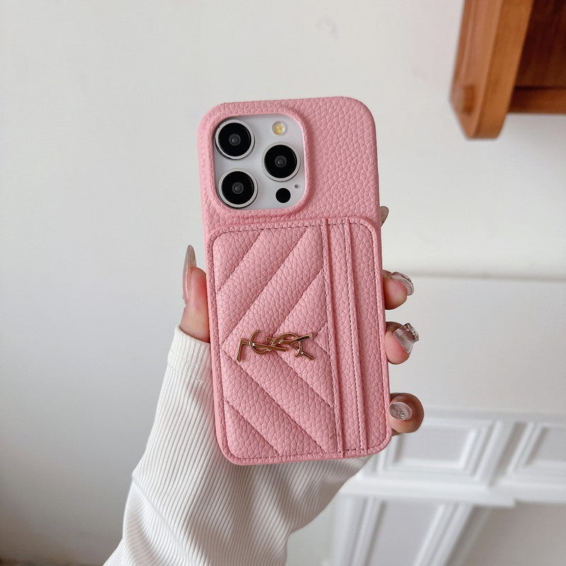 Saint Card Bag Leather iPhone Case mysite
