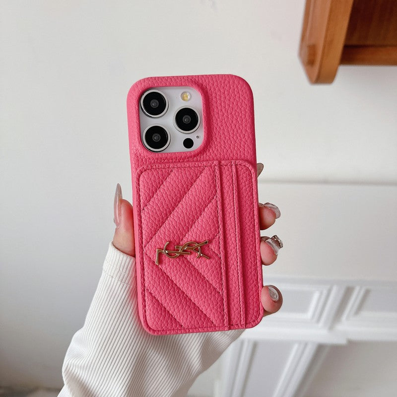 Saint Card Bag Leather iPhone Case mysite