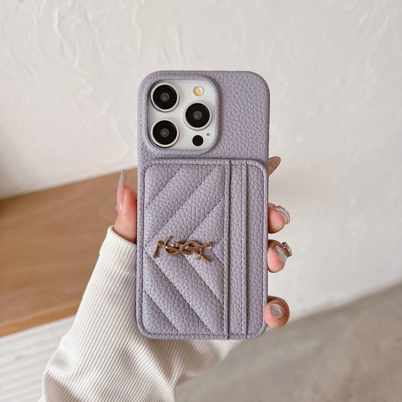 Saint Card Bag Leather iPhone Case mysite