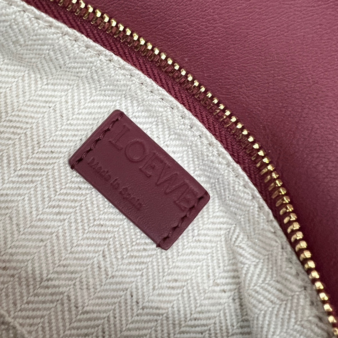 SMALL PUZZLE 24CM DARK BURGUNDY CALFSKIN mysite