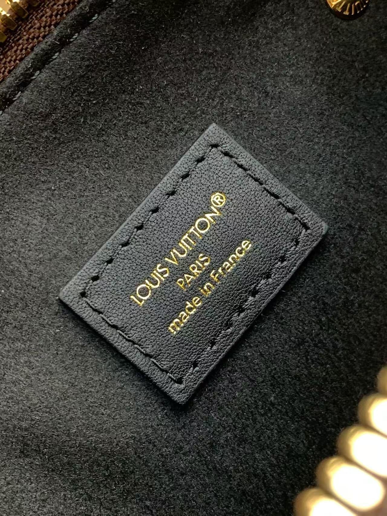 LV Speedy Trunk Bag 20cm Black Brown Cowhide Canvas mysite