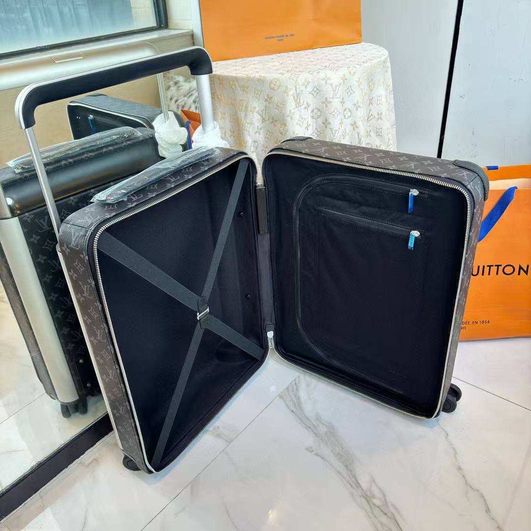 Louis Vuitton Horizon 55 Monogram Suicase Black Canvas Leather mysite