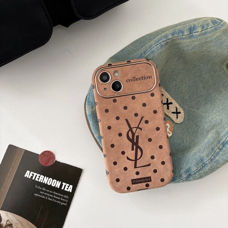 Saint Brown Leather iPhone Case mysite