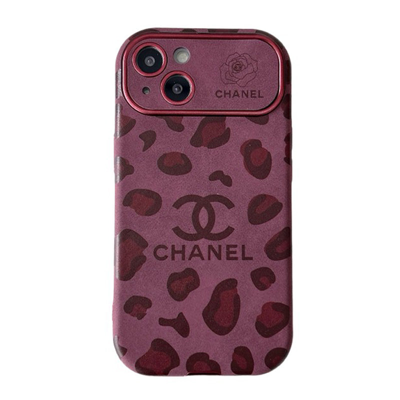 CC Purple Color Leather iPhone Case mysite