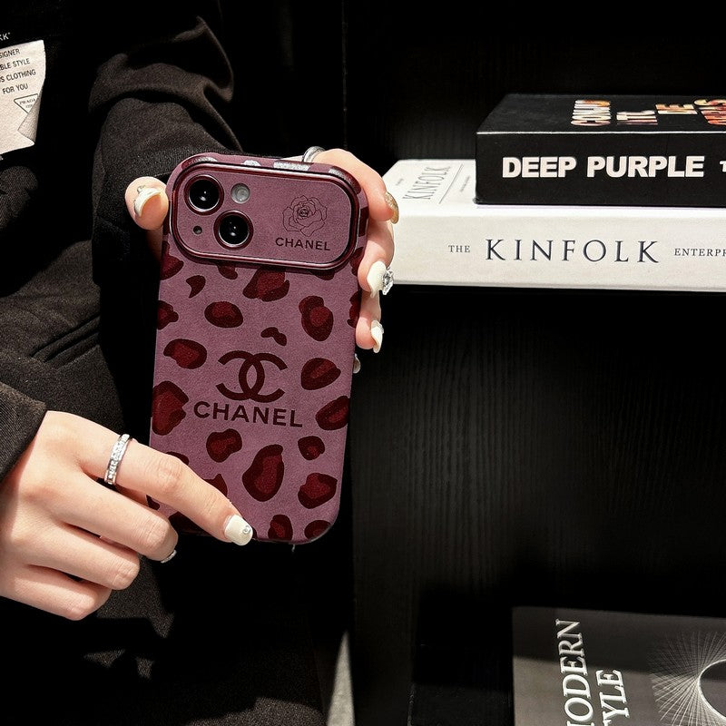 CC Purple Color Leather iPhone Case mysite