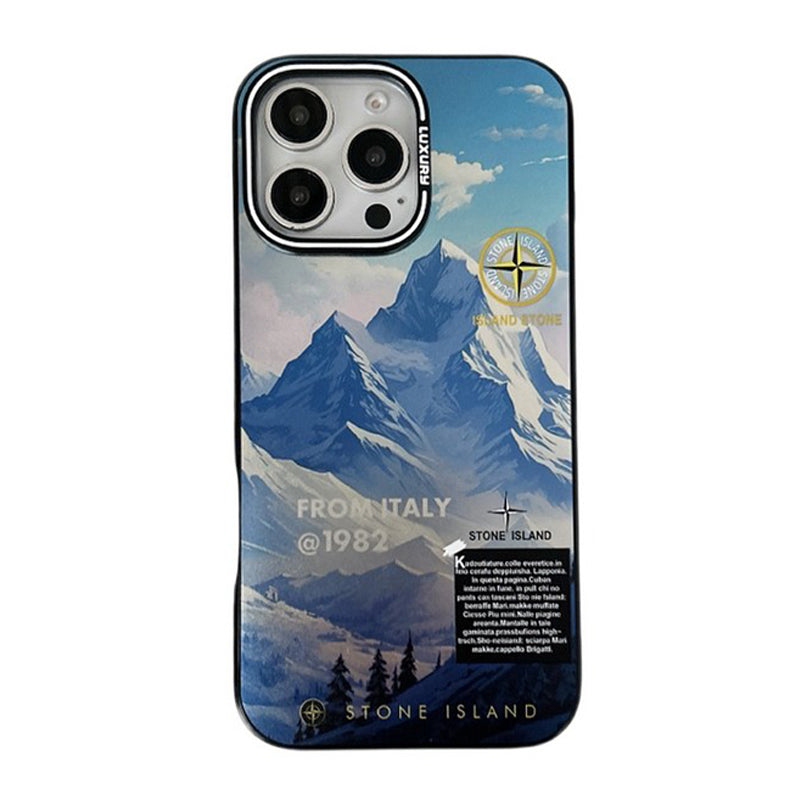Stone Black & Blue iPhone Case mysite
