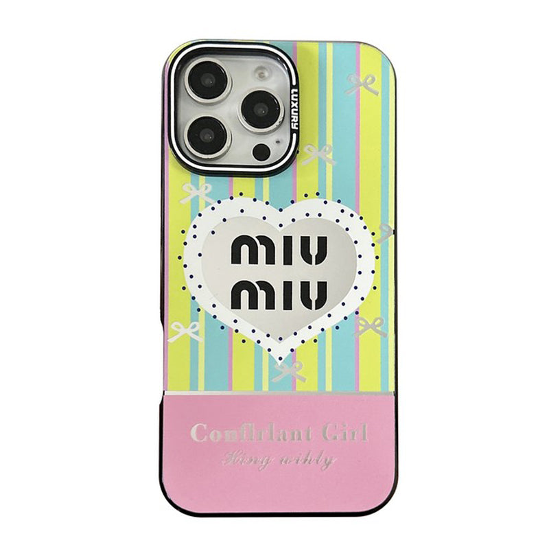 Miu Pink & Green iPhone Case mysite