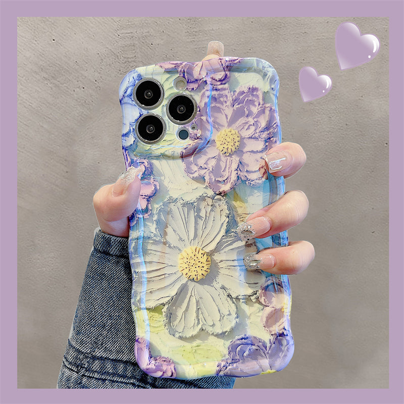 French Retro Oil Painting Flower iPhone Cases mysite