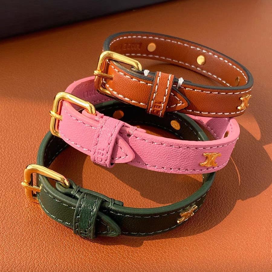 Leather Arc de Triomphe bracelet mysite