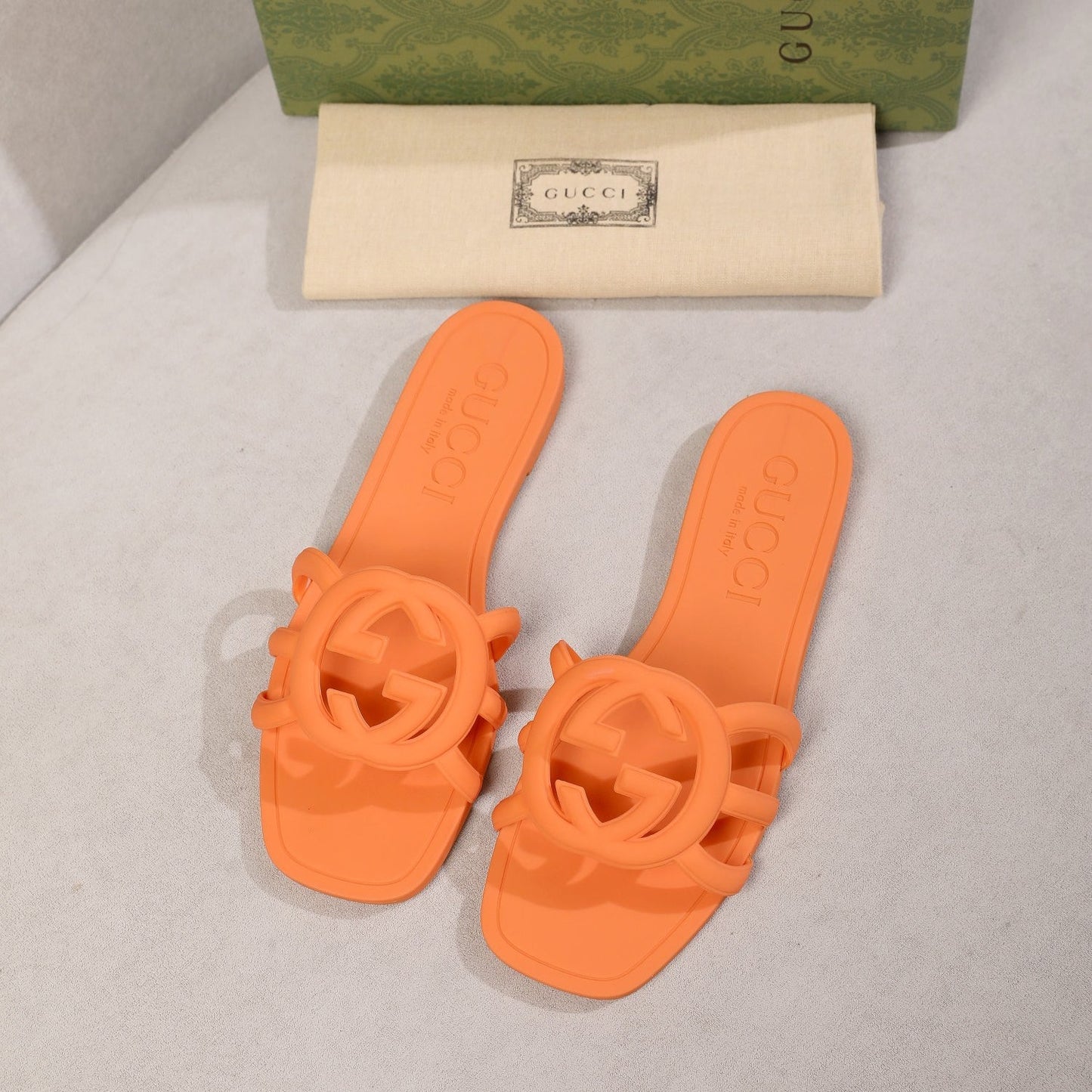 Women's Interlocking Double G Slippers mysite