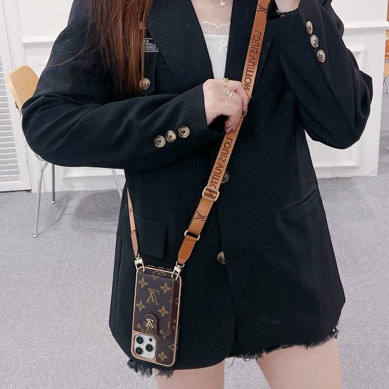 Lou Gold Cover Crossbody iPhone Case mysite