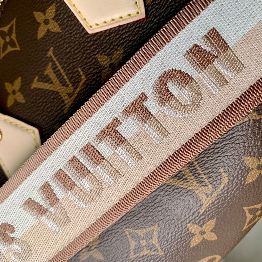 Louis Vuitton Speedy Bandouli¨¨re 20 Monogram Beige Strap - 20.5 x 13.5 x 12.0 cm mysite
