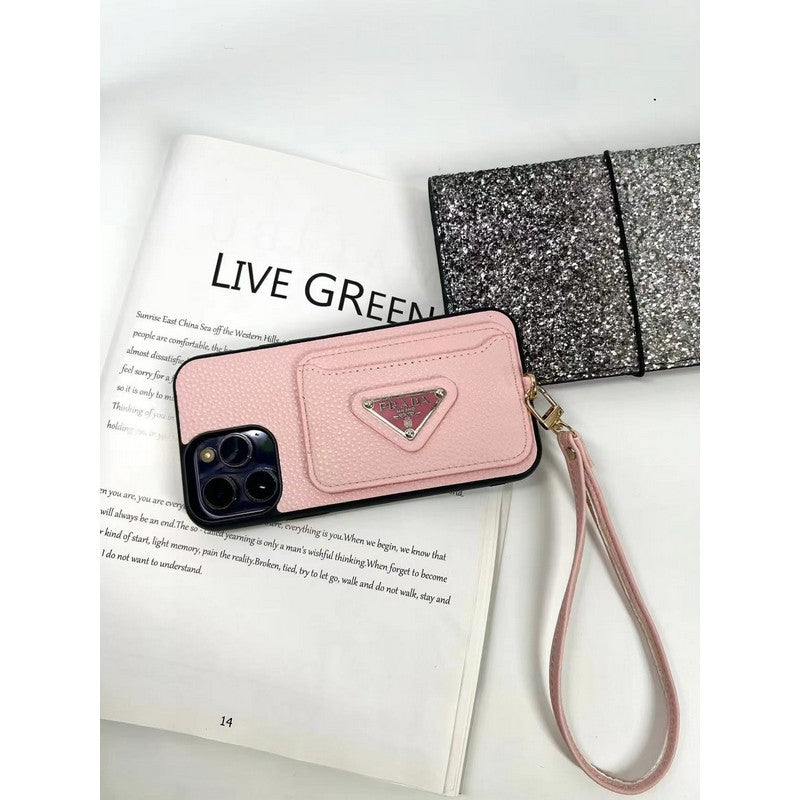 Pra Four Colors Card Bag iPhone Case mysite