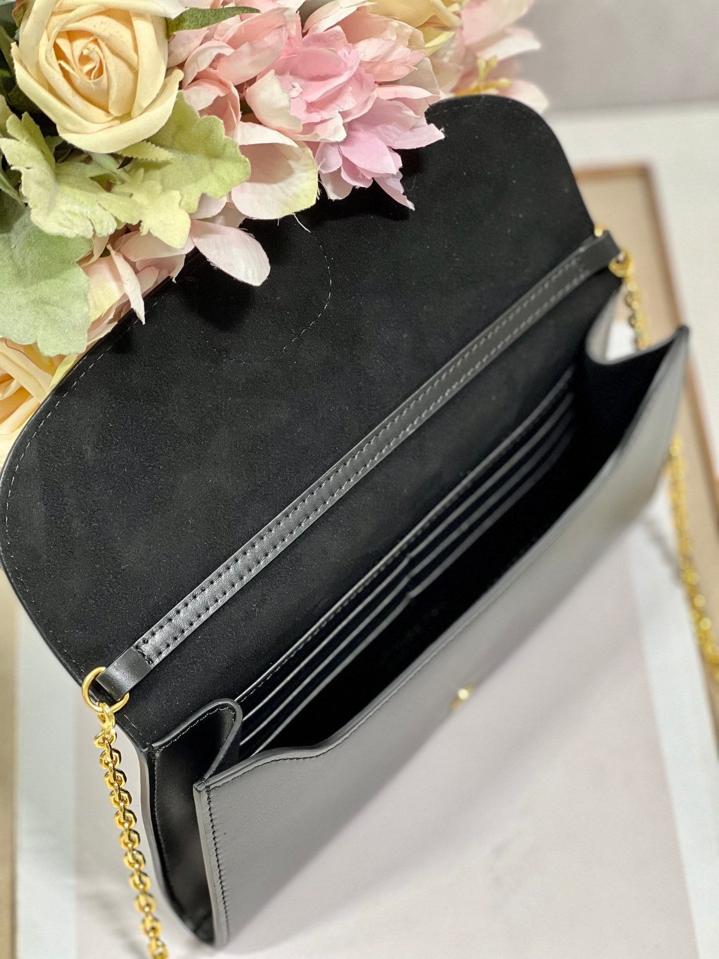Dior Bobby Wallet on Chain East West Black - 21.5¡Á12¡Á4cm mysite