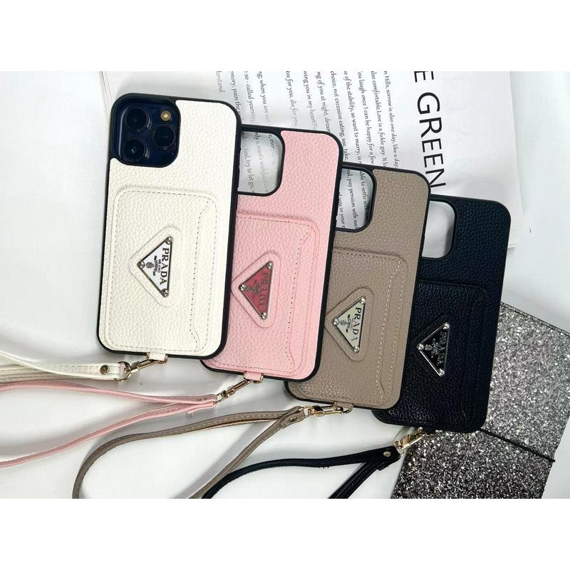 Pra Four Colors Card Bag iPhone Case mysite