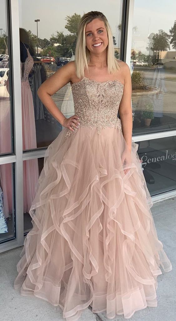 Princess Strapless Long Ball Gown Prom Dresses cg12316s mysite