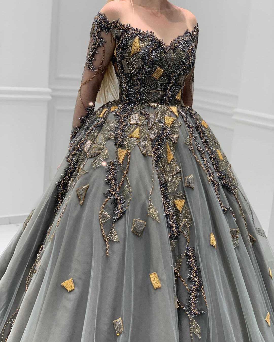 beaded prom dresses, ball gown prom dresses, long prom dresses ,grey prom dresses cg21299s mysite