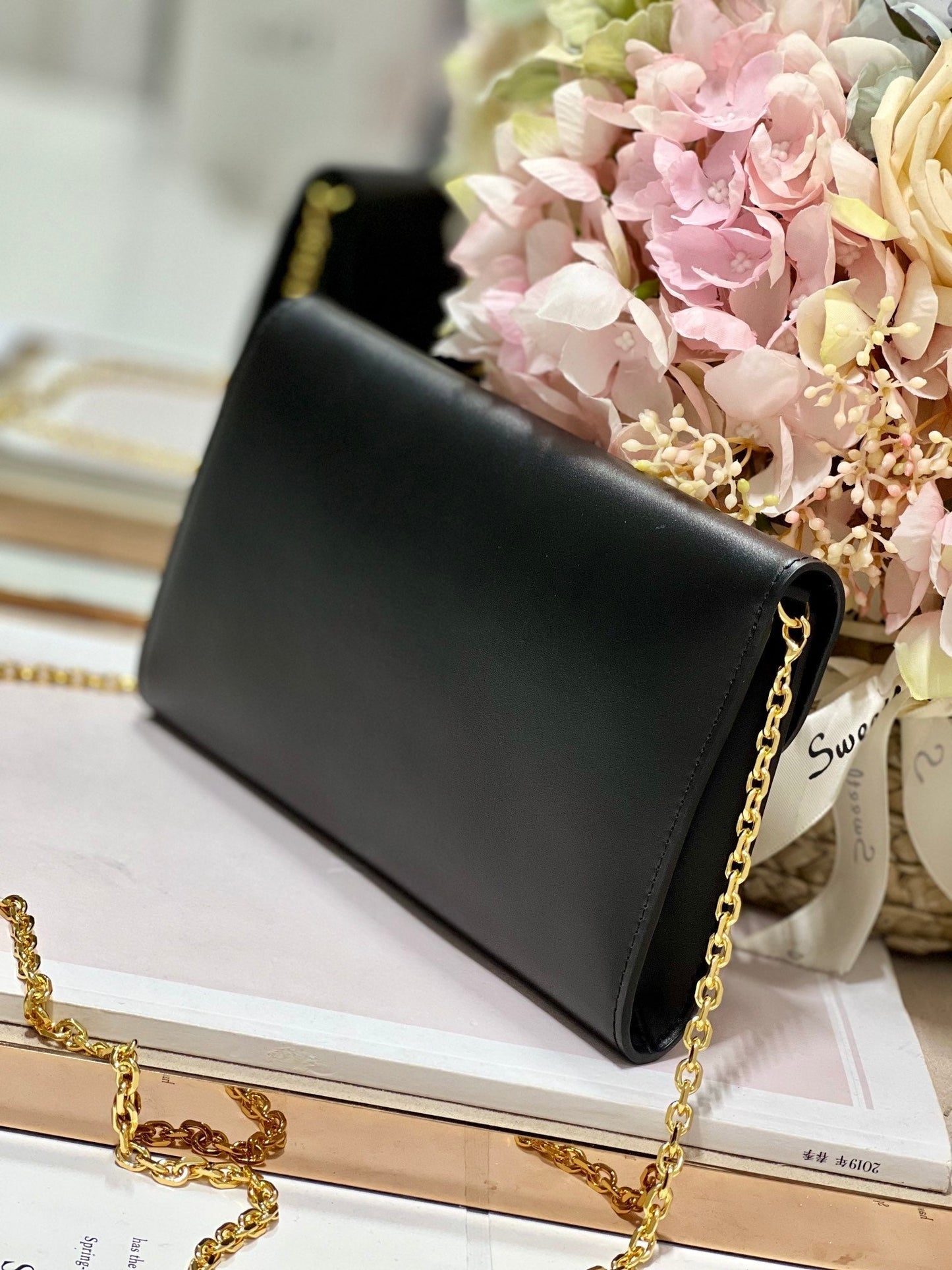 Dior Bobby Wallet on Chain East West Black - 21.5¡Á12¡Á4cm mysite