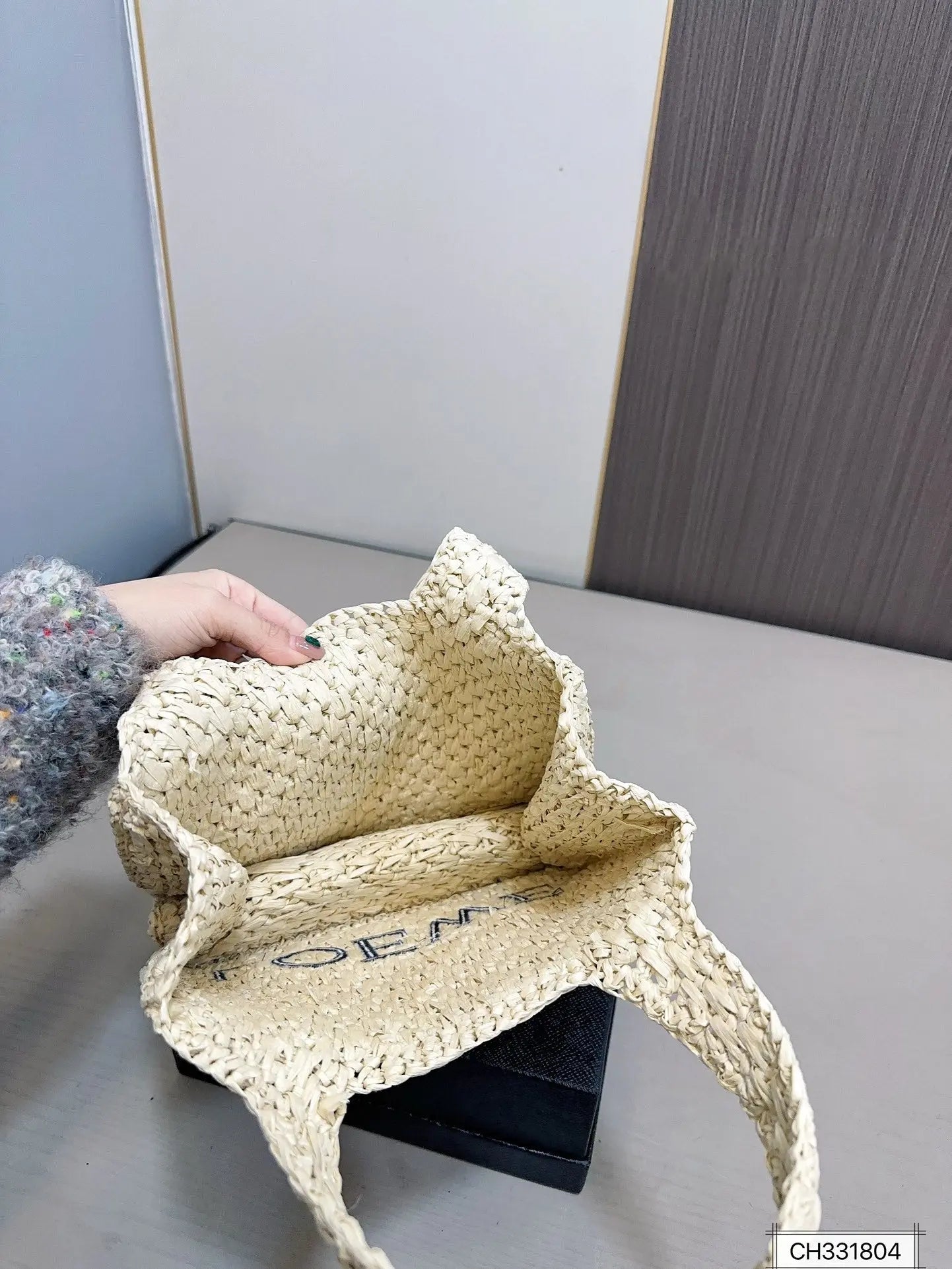 LOEWE Trend Straw Tote Bag 24x19cm mysite