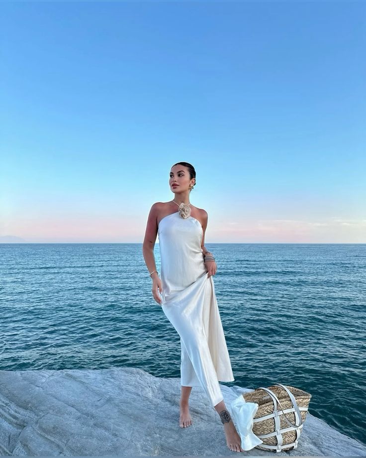 White slim strap mermaid long satin evening gown ball gown prom dress gh3077s mysite