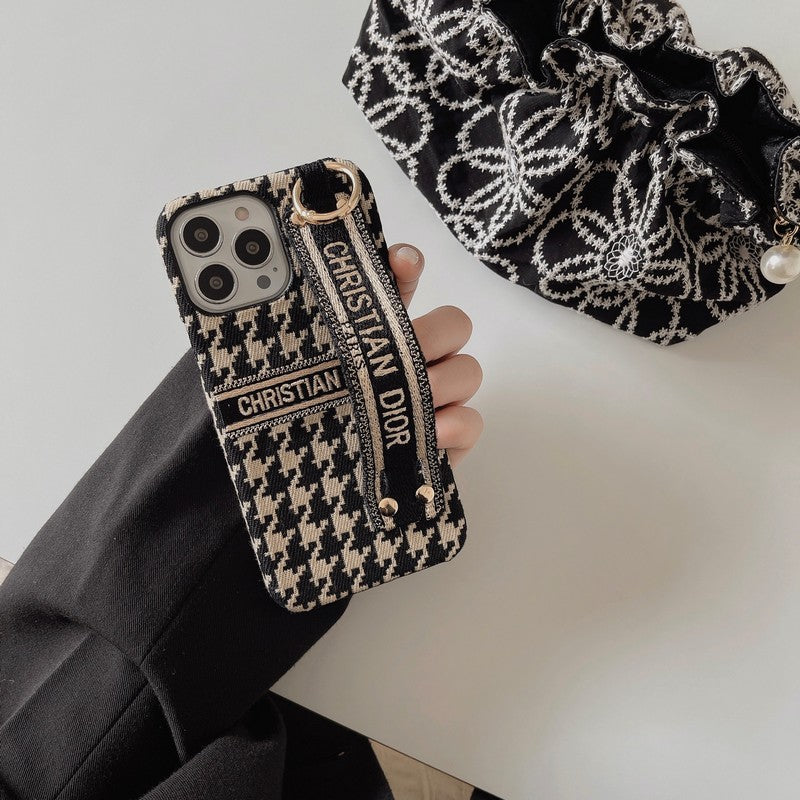 CD Houndstooth Wristband iPhone Case mysite