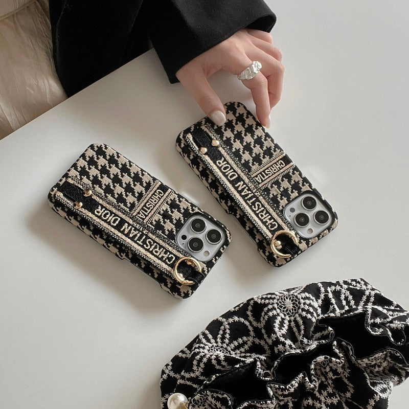 CD Houndstooth Wristband iPhone Case mysite